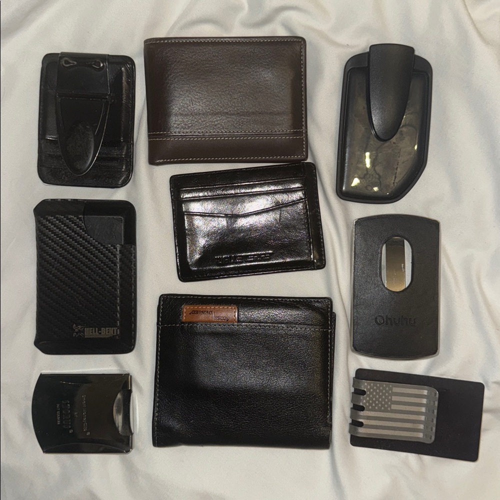 Men’s Wallets and Money Clips Bundle - Picture 2 of 10